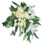Ankara Sincan fatih Çiçekçi firması ürünümüz  Karışık beyaz çiçekler buketi